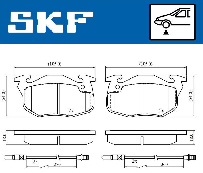 BRAKE PADS KIT|24-05