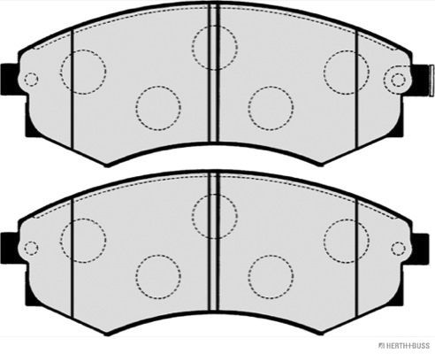 Brake Pad Set, disc brake   Vorderachse|WVA:21725|mit akus|2-5 munkanapos szállítás 13:30-ig rendelve 2024.12