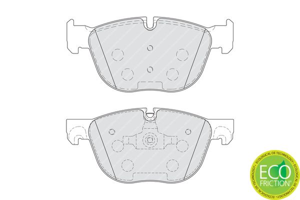 Ferodo Fékbetét készlet, tárcsafék Premier BMW X5|2023.11.6