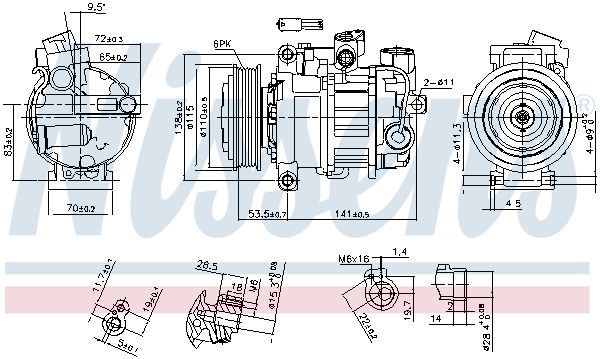 AC-KOMPRESSOR 6SE14C|1 munkanapos beszerzés 2024.12