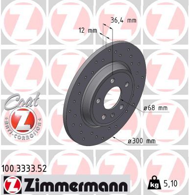 Brake Disc  A4-A7 Q5 Hinterachse|AußenO-300mm|2-5 munkanapos szállítás 13:30-ig rendelve 2024.12