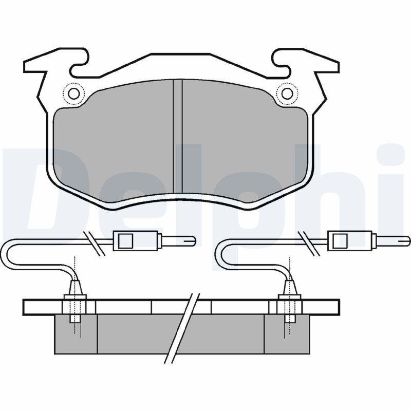 Brake Pad Set, disc brake   WVA:20634, 20966|mit Zubehör|i|2-5 munkanapos szállítás 13:30-ig rendelve 2025.1