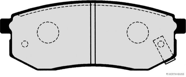 Brake Pad Set, disc brake   Hinterachse|WVA:23608|mit akus|2-5 munkanapos szállítás 13:30-ig rendelve 2024.12