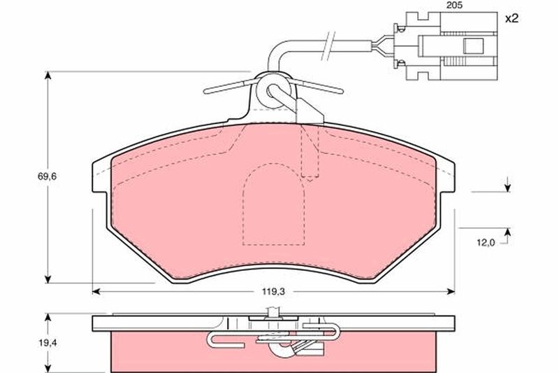 TRW ALKATRÉSZ|Csak távoli készlet esetén szállítjuk, 2 m.napos szállítás 2021.3.19