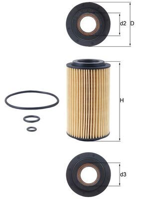 OX153D3 ECO OELFILTER|1 munkanapos beszerzés 2024.12