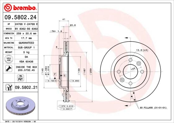 BREMBO alkatrész|Távoli klt. esetén 1-2 m.napos szállítás 2024.12.23