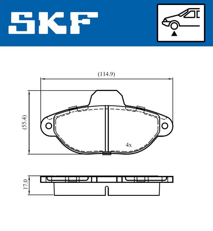 BRAKE PADS KIT|24-05