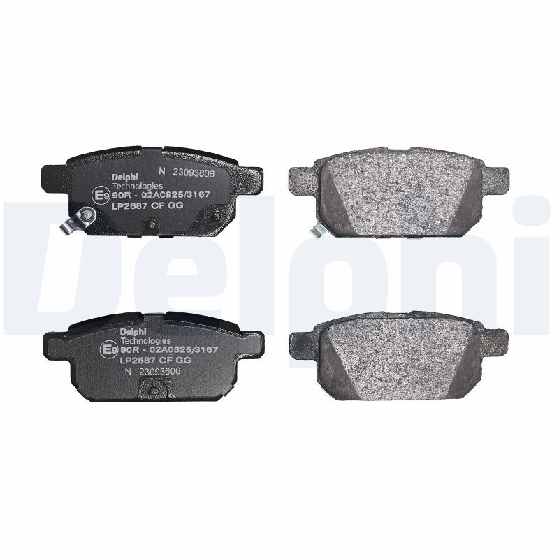 Brake Pad Set, disc brake   WVA:25258, 25258 25259 25260|o|2-5 munkanapos szállítás 13:30-ig rendelve 2024.12