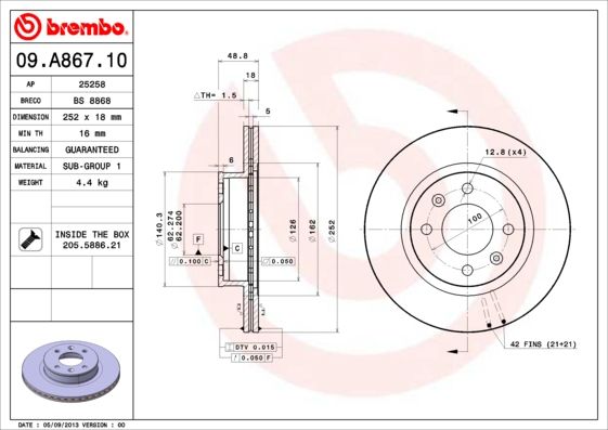 BREMBO alkatrész|Távoli klt. esetén 1-2 m.napos szállítás 2025.1.10