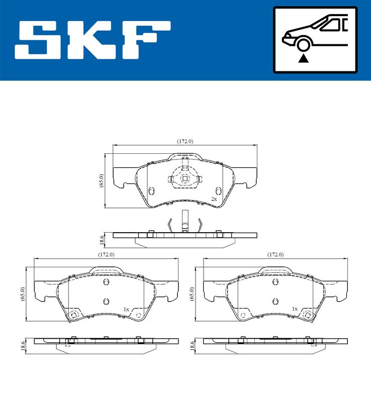 BRAKE PADS KIT|24-05