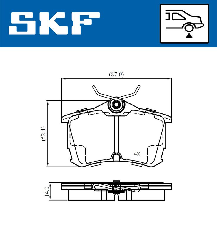 BRAKE PADS KIT|24-05