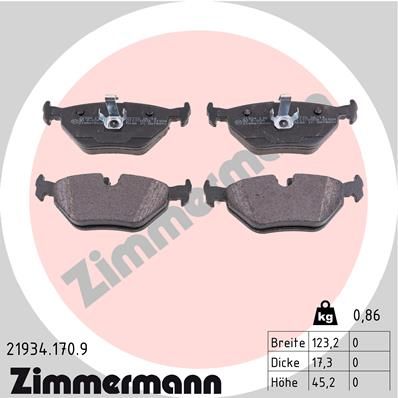 Brake Pad Set, disc brake  E36 E46 E85-86 Hinterachse|WVA:21934|für Vers|2-5 munkanapos szállítás 13:30-ig rendelve 2024.12