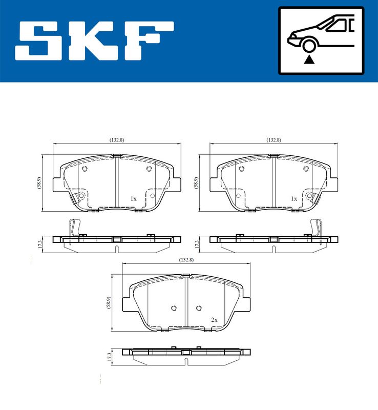 BRAKE PADS KIT|24-05