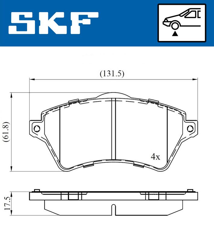 BRAKE PADS KIT|24-05