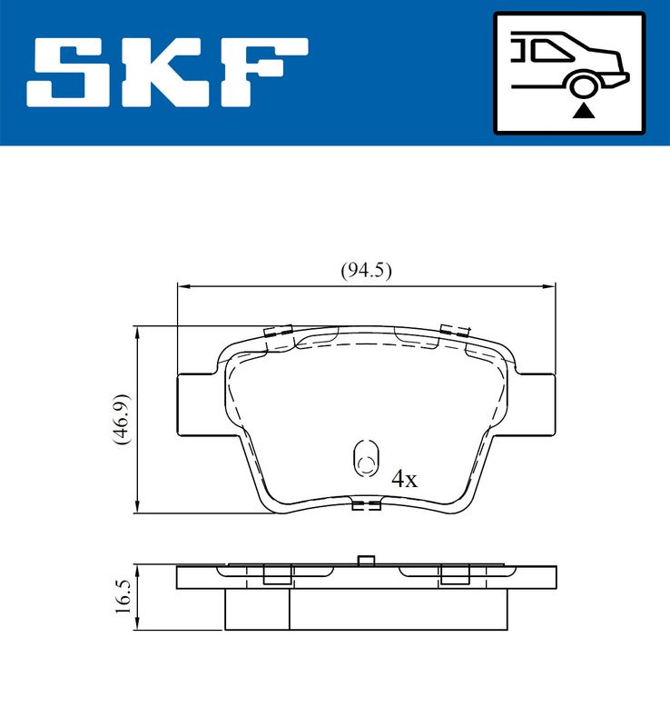 BRAKE PADS KIT|24-05