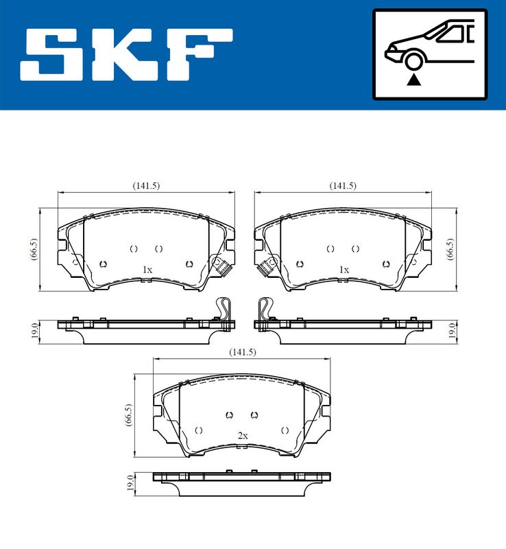 BRAKE PADS KIT|24-05