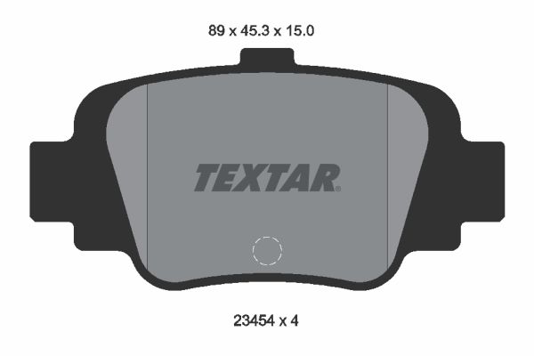 Brake Pad Set, disc brake   WVA:23454|nicht für Verschleiß|2-5 munkanapos szállítás 13:30-ig rendelve 2025.1