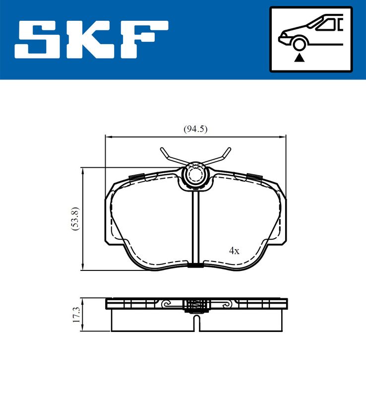 BRAKE PADS KIT|24-05