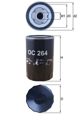 OC264 OELFILTER FUER VAG|1 munkanapos beszerzés 2024.12