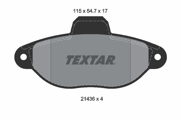 Brake Pad Set, disc brake   WVA:21436|nicht für Verschleiß|2-5 munkanapos szállítás 13:30-ig rendelve 2024.12