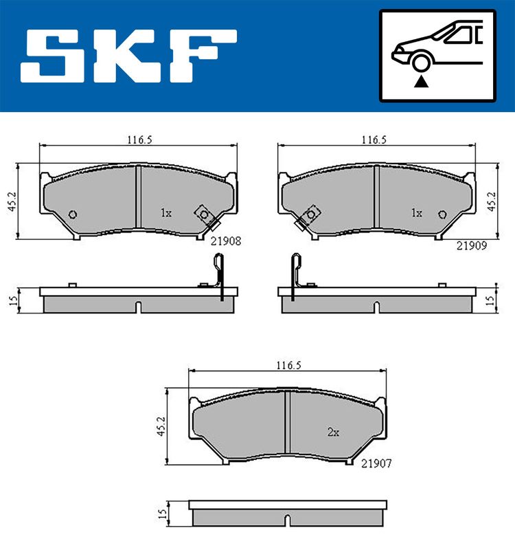 BRAKE PADS KIT|24-05