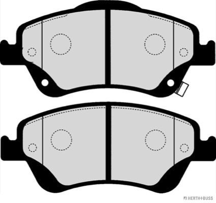 Brake Pad Set, disc brake   Vorderachse|WVA:24122|mit akus|2-5 munkanapos szállítás 13:30-ig rendelve 2024.12