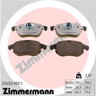 Brake Pad Set, disc brake   WVA:23738, 23739|staubreduzier|2-5 munkanapos szállítás 13:30-ig rendelve 2024.12