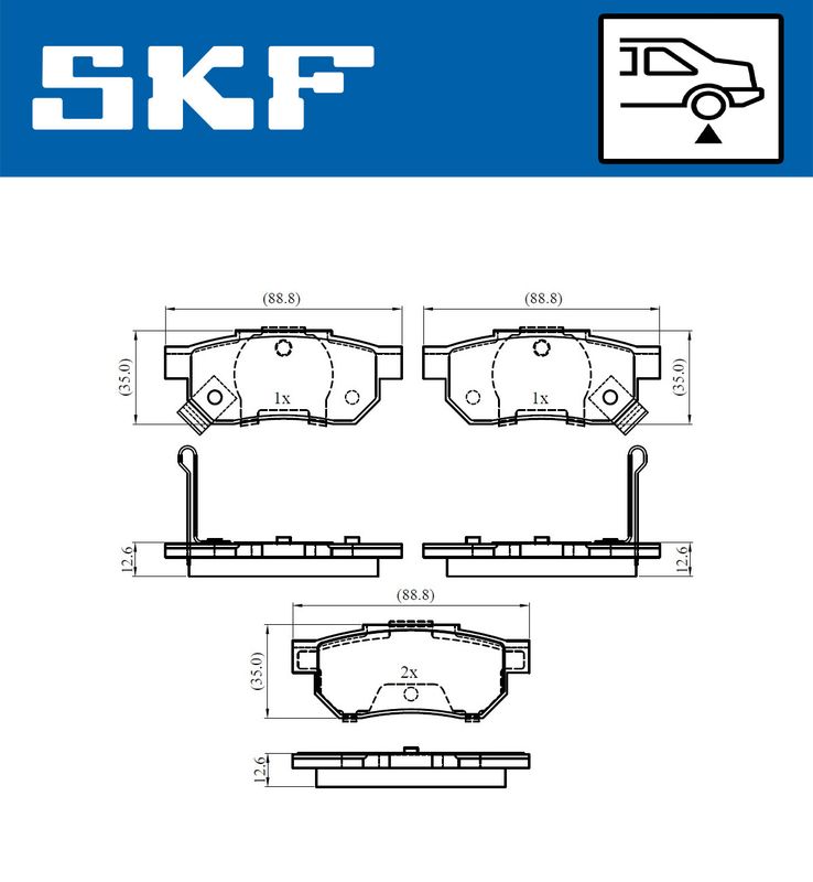 BRAKE PADS KIT|24-05