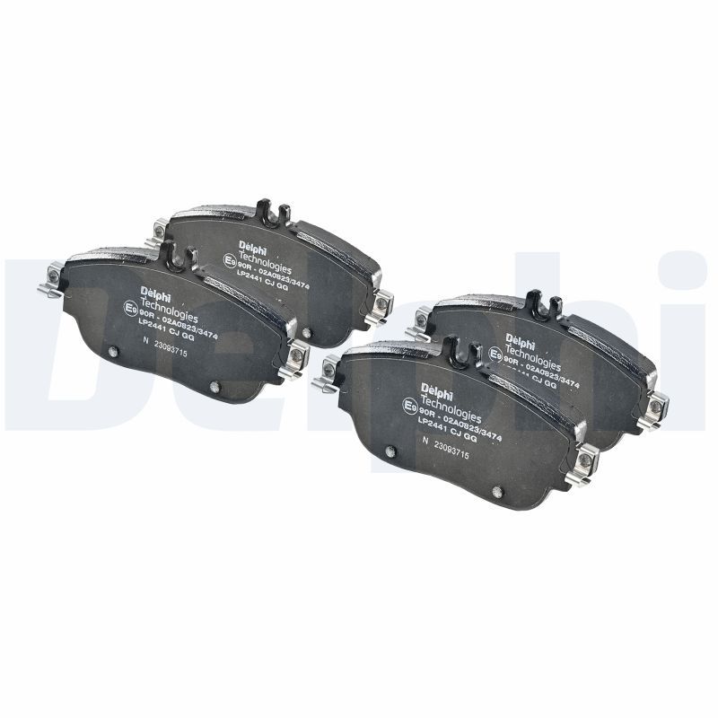 Brake Pad Set, disc brake  MB W176 C117 X156 W246 WVA:24869|mit Zubehör|für Vers|2-5 munkanapos szállítás 13:30-ig rendelve 2024.12