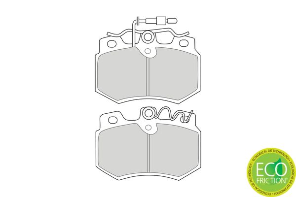 Ferodo Fékbetét készlet, tárcsafék Premier PEUGEOT 205|2022.8.8