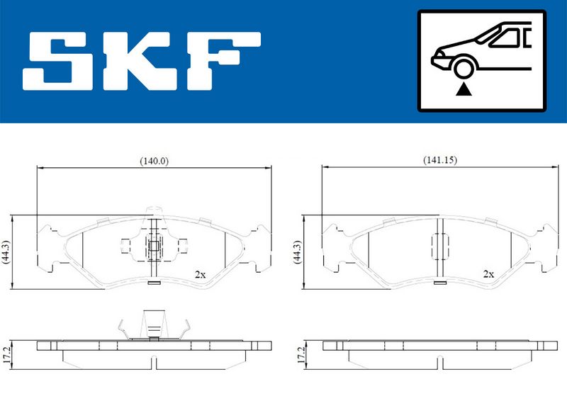 BRAKE PADS KIT|24-05