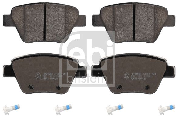 Brake Pad Set, disc brake  GOLF VI BEETLE SCIROCCO LEON Hinterachse|WVA:24563|2-5 munkanapos szállítás 13:30-ig rendelve 2024.12