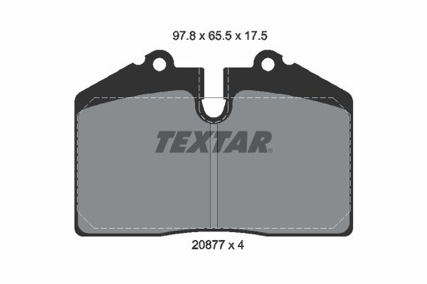 Brake Pad Set, disc brake  911 (78-89) TURBO,964,944,968 Vorderachse|WVA:20877|für Fahr|2-5 munkanapos szállítás 13:30-ig rendelve 2025.1