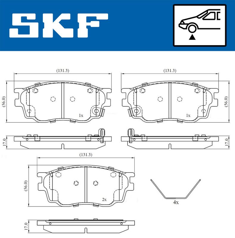 BRAKE PADS KIT|24-05