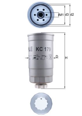 KC179 KRAFTSTOFFFILTER|1 munkanapos beszerzés 2024.12