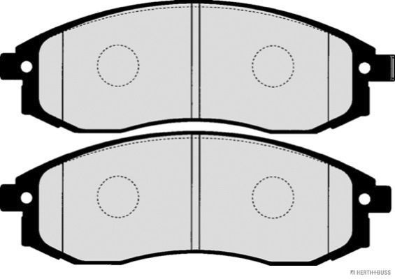 Brake Pad Set, disc brake   Vorderachse|WVA:23086|mit akus|2-5 munkanapos szállítás 13:30-ig rendelve 2024.12