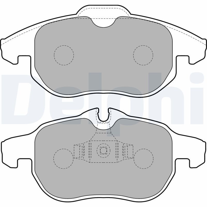 Brake Pad Set, disc brake   WVA:23402 23403|ohne Zubehör|f|2-5 munkanapos szállítás 13:30-ig rendelve 2024.12