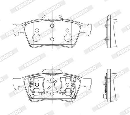 Ferodo Fékbetét készlet, tárcsafék Premier RENAULT LAGUNA|2022.8.8