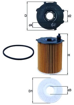 OX171/2D ECO OELFILTER|1 munkanapos beszerzés 2024.12