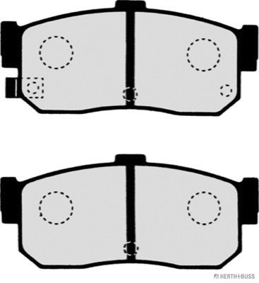 Brake Pad Set, disc brake   Hinterachse|WVA:21713|mit akus|2-5 munkanapos szállítás 13:30-ig rendelve 2024.12