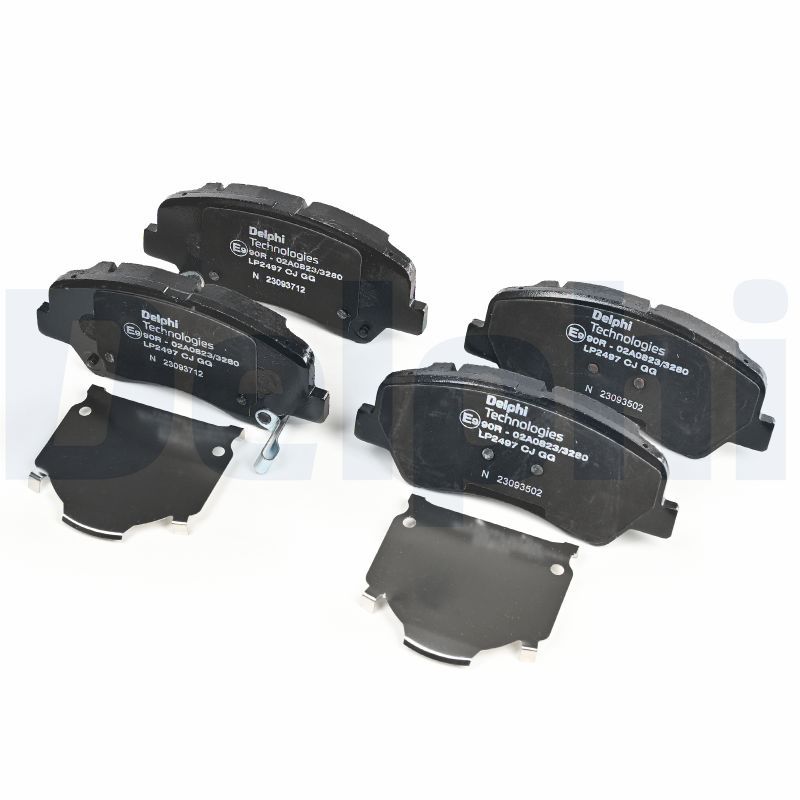 Brake Pad Set, disc brake   Vorderachse|WVA:25348 25349 25|2-5 munkanapos szállítás 13:30-ig rendelve 2025.1