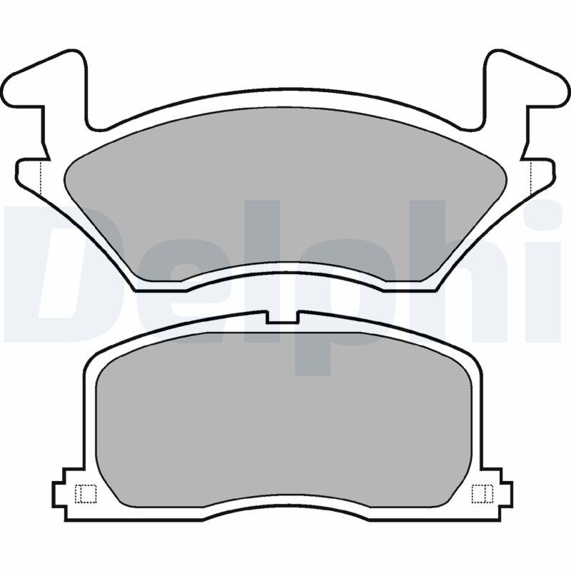 Brake Pad Set, disc brake   WVA:20863, 21948 21949|ohne Zu|2-5 munkanapos szállítás 13:30-ig rendelve 2024.12