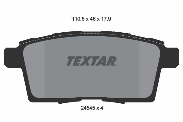 Brake Pad Set, disc brake   WVA:24545|nicht für Verschleiß|2-5 munkanapos szállítás 13:30-ig rendelve 2024.12