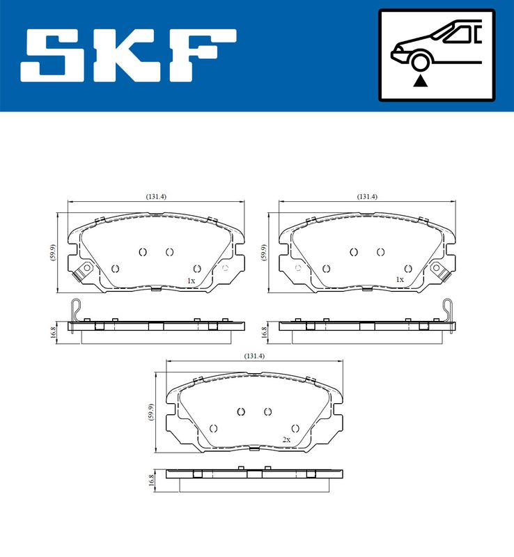 BRAKE PADS KIT|24-05