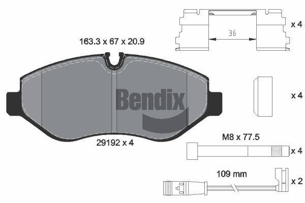 BENDIX alkatrész|Távoli klt. esetén 1-2 m.napos szállítás 2024.12.20