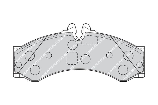 Ferodo Fékbetét készlet, tárcsafék Van Range VOLKSWAGEN LT|2022.8.8