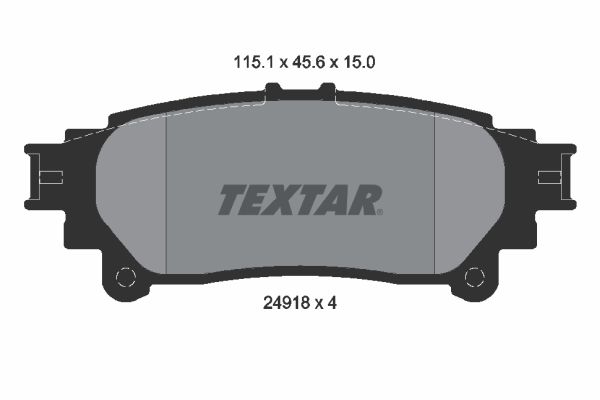 Brake Pad Set, disc brake   WVA:24918|nicht für Verschleiß|2-5 munkanapos szállítás 13:30-ig rendelve 2025.1