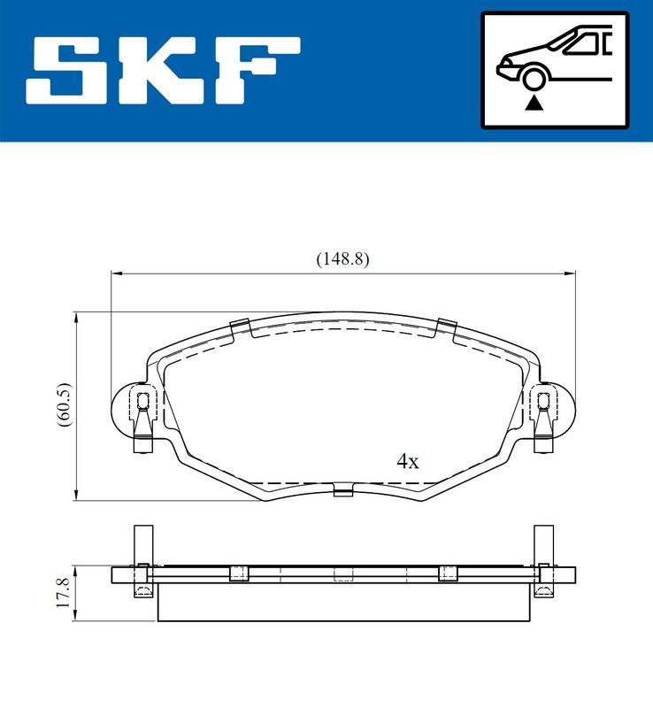 BRAKE PADS KIT|24-05