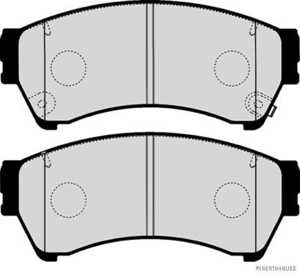 Brake Pad Set, disc brake   Vorderachse|WVA:24582|mit akus|2-5 munkanapos szállítás 13:30-ig rendelve 2025.1