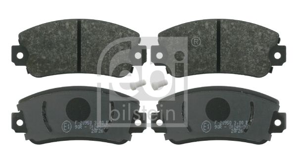 Brake Pad Set, disc brake   Vorderachse|WVA:20950|mit akus|2-5 munkanapos szállítás 13:30-ig rendelve 2024.12